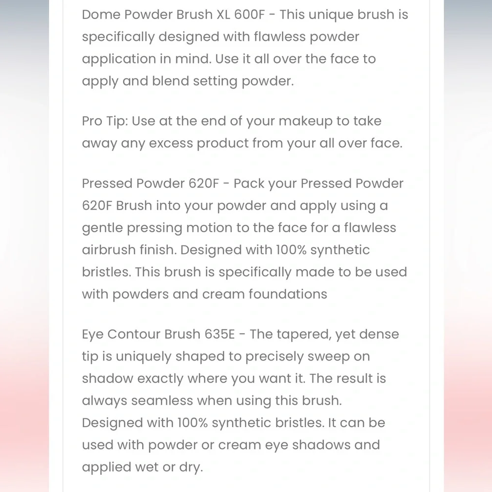 💖🆕💖 F.A.R.A.H Rendezvous Brush Trio - Picture 2 of 8